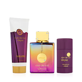 Armaf Club de Nuit Untold EDP 105 ml + DST 75 g + latte per il corpo 100 ml