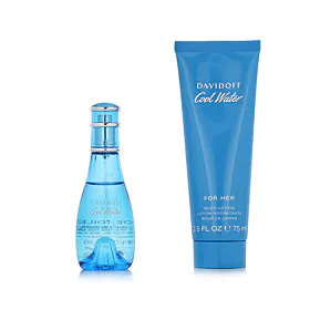 Davidoff Cool Water for Women EDT 30 ml + Latte corpo 75 ml