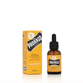PRORASO Wood & Spice Beard Oil Olio da barba uomo 30 ml