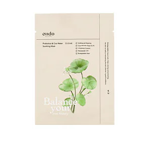 Ondo Beauty 36.5 TO-DAK Probiotics & Cica Water Soothing Mask 25 g
