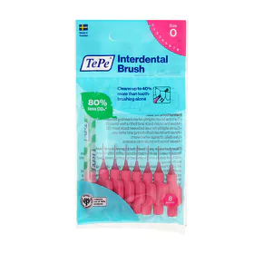 TePe Original Spazzolini interdentali 0 rosa (0,4 mm) 8 pz