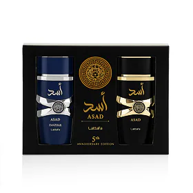 Lattafa Asad EDP Asad 100 ml + EDP Asad Zanzibar 100 ml