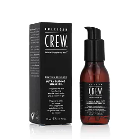 American Crew Shaving Skincare Ultra Gliding Shave Oil Olio da barba uomo 50 ml