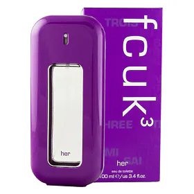 FCUK FCUK 3 for Her Eau de Toilette (donna) 100 ml