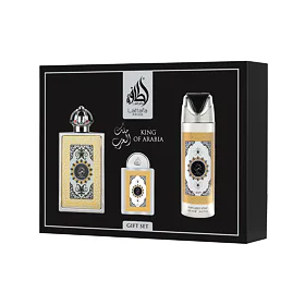 Lattafa Pride King Of Arabia EDP 100 ml + EDP 20 ml + DEO spray 200 ml