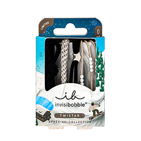 Invisibobble Twistar fascia per capelli Apres Ski Fondue Lover 4 pz