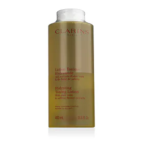 Clarins Hydrating Toning Lotion Aloe Vera & Saffron Flower (Normal to Dry Skin) 400 ml