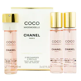Chanel Coco Mademoiselle EDP 2 x 20 ml + EDP ricarica atomizzatore 20 ml W