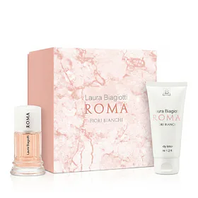 Laura Biagiotti Roma Fiori Bianchi EDT 25 ml + Latte corpo 50 ml