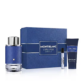 Montblanc Explorer Ultra Blue EDP 100 ml + EDP MINI 7.5 ml + gel doccia 100 ml