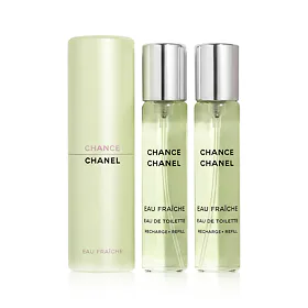 Chanel Chance Eau Fraîche EDT ricaricatore 2 x 20 ml + EDT ricaricabile con spray 20 ml (donna)
