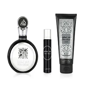 Lattafa Pride Fakhar Black EDP 100 ml + EDP MINI 12 ml + gel doccia 100 ml