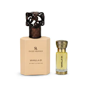 Swiss Arabian Vanilla 01 extrait de parfum 50 ml + Olio profumato 12 ml