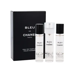 Chanel Bleu de Chanel Eau de Parfum EDP ricarica con nebulizzatore 20 ml + EDP ricarica 2 x 20 ml