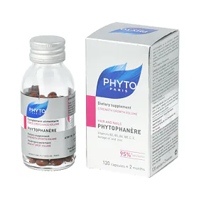 Phyto Phytophanére Dietary Supplement Strenght Growth Volume Hair & Nails 120 pz